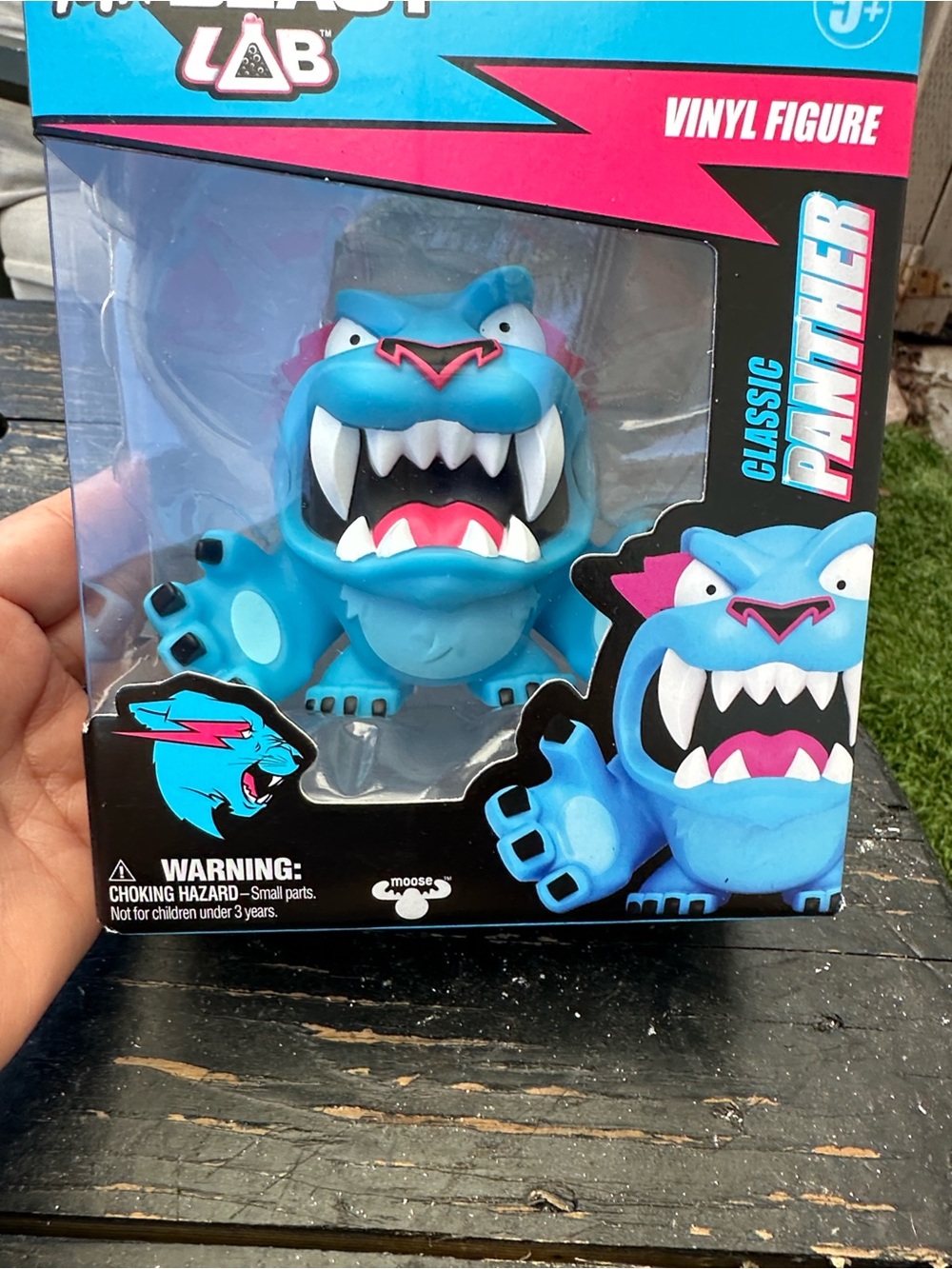 Classic Panther Blue Vinyl Figure – Kids Action Toy